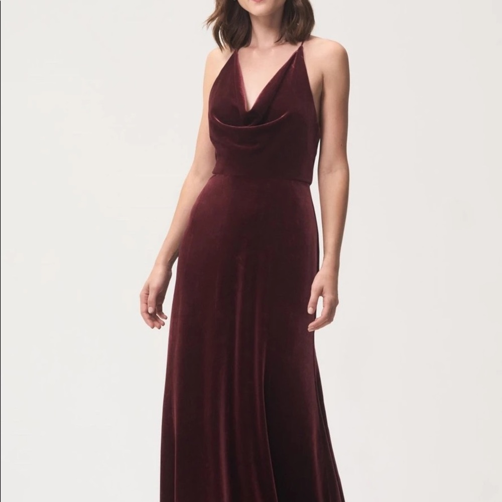 Jenny Yoo Sullivan Dress - Dark Berry, Size 4